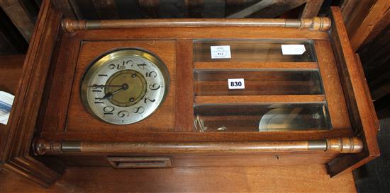 Late 19th/20th century wall clock